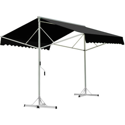 Awntech RICH12-K, Retractable Awning Free Standing Manual 11' 6"W x 16'D x 8'H Black