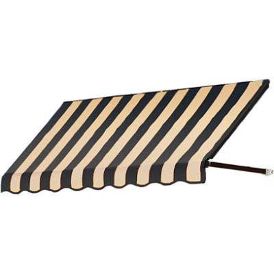 Awntech RR22-3KT, Window/Entry Awning 3-3/8'W x 2-9/16'H x 2'D Black/Tan