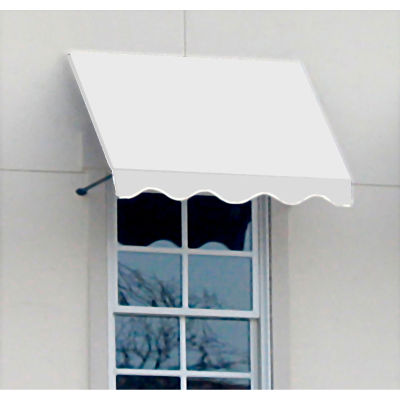 Awntech RR22-3W, Window/Entry Awning 3-3/8'W x 2-9/16'H x 2'D Off White