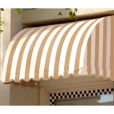 Awntech RS22-6TW, Window/Entry Awning 6' 4-1/2" W x 2'D x 2' 7"H Linen/White