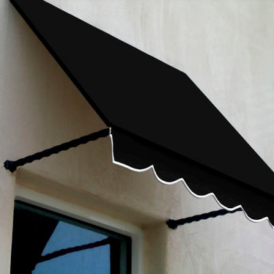 Awntech SANT32-6K Window/Entry Awning 6-3/8'W x 3-11/16'H x 2'D Black