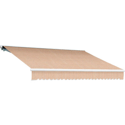Awntech SCR12-8-LPIN, Retractable Awning Right Motor 12'W x 10'D x 10"H Linen Pin