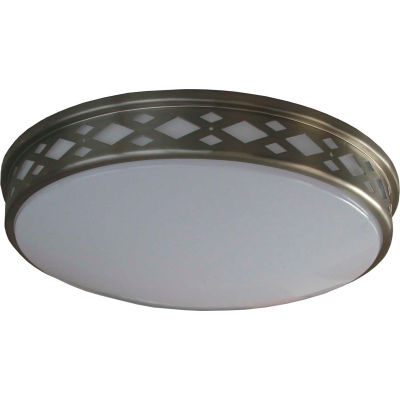 Amax Lighting LED-JR003DN 17" LED Diamond Ceiling Lattice, 35W, 4000 CCT, 2900 Lumen, 82 CRI, Nickel