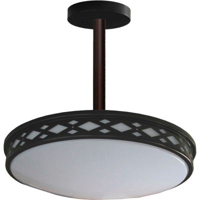 Amax Lighting LED-JR003DP1B 17" LED Diamond Lattice, 35W, 4000 CCT, 2900 Lumen, 82 CRI, Bronze