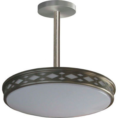 Amax Lighting LED-JR003DP1N 17" LED Diamond Lattice, 35W, 4000 CCT, 2900 Lumen, 82 CRI, Nickel