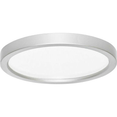 Amax Lighting LED-SM55DL/NKL LED Slim Disk, 9W, 3000 CCT, 580 Lumens, 80 CRI, Nickel