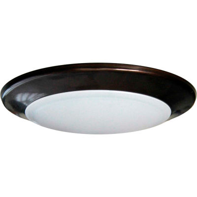Amax Lighting LED-SM6D/BRZ 6" Dimmable LED Can Disk Light, 15W, 3000 CCT, 1095 Lumen, 82 CRI, Bronze
