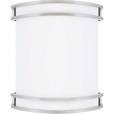 Amax Lighting LED-WS18 LED Wall Sconce, 18W, 4000 CCT, 1100 Lumens, 82 CRI, Nickel Accents