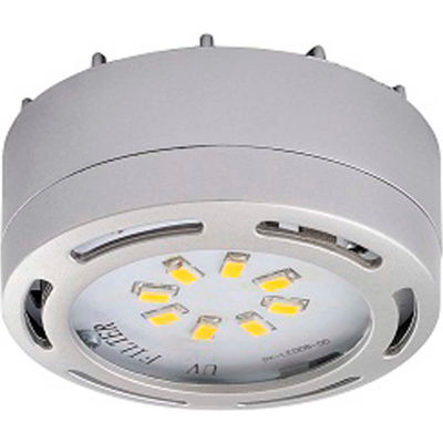 Amax Lighting LEDPL1-NKL LED Puck Light, 4W, 3000 CCT, 360 Lumens, 82 CRI, Nickel