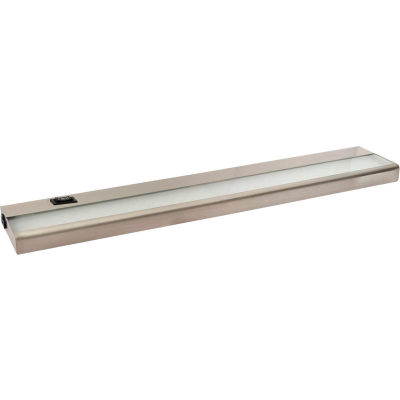 Amax Lighting LEDUC24NKL LED Undercabinet, 9W, 3000 CCT, 600 Lumens, 82 CRI, Nickel