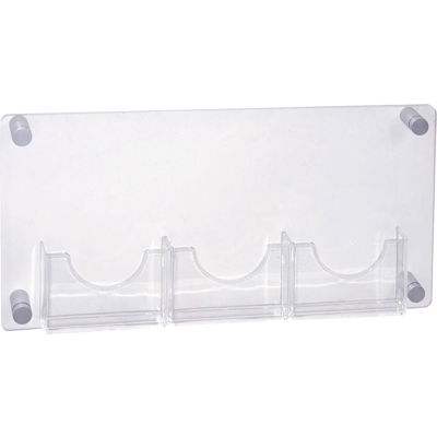 Azar Displays 105584, Bi-fold Size Brochure Holder, 23"W x 1-1/4"D x 11"H