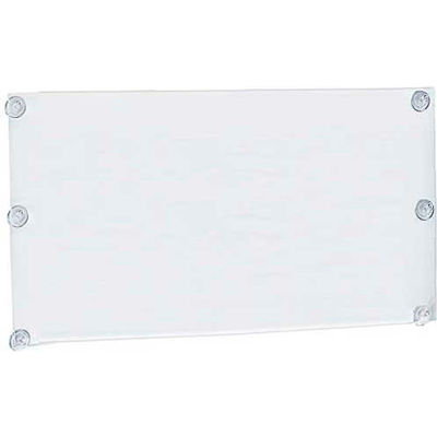 Global Approved 106629 Acrylic Sign Holder W/ Suction Cups, 22" x 17"