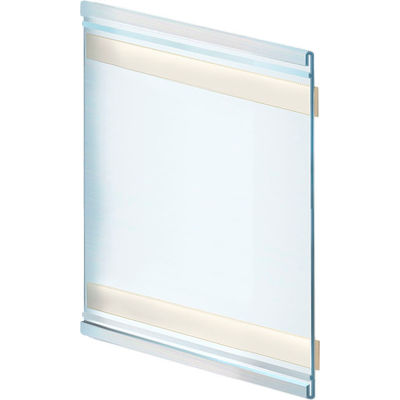 Azar Displays 199624, Nameplate W/ Adhesive-Back, 6"W x 1/8"D x 7"H - Pkg Qty 10