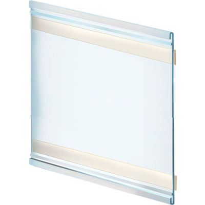 Azar Displays 199625, Nameplate W/ Adhesive-Back, 8-1/2"W x 1/8"D x 7"H - Pkg Qty 10