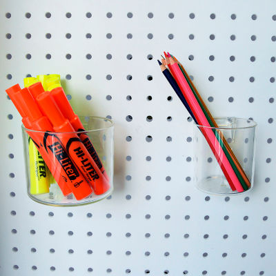 Global Approved 224053 Pegboard Cup Display For Pegboard/Slatwall, 3" Diameter, Acrylic