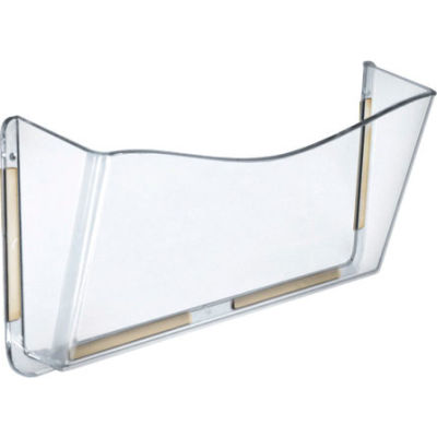 Global Approved 250035, Single Pocket Wall File W/ Adhesive Tape, 14-3/4"W x 3"D x 7"H