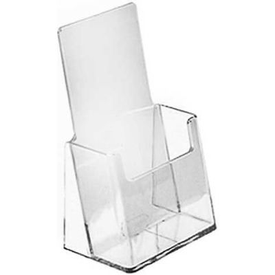 Global Approved 252012-100pk Countertop Tri-Fold Brochure Holder, 100-Pack
