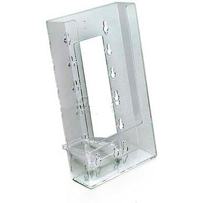 Global Approved 252300 Single Pocket Tri-Fold Countertop Brochure Holder, 4.5" x 7.75"