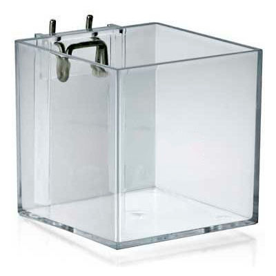 Global Approved 256105 4" Cube Bin Brochure Holder, 4" x 4", Acrylic