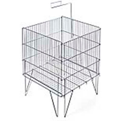 Global Approved 300704 Square Large Wire Dump Bin, 23" x 33", Metal ,1 Piece