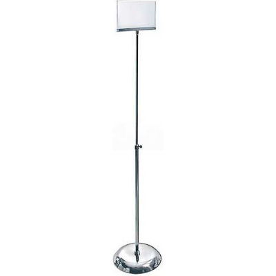 Global Approved 300830 Clear Acrylic Sign Holder W/ Stand, 7" x 5.5", Plastic ,1 Piece