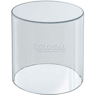 Global Approved 556406 Acrylic Cylinder, 4" x 6", Clear ,1 Piece