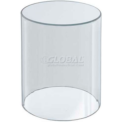 Global Approved 556408 Acrylic Cylinder, 4" x 8", Clear ,1 Piece