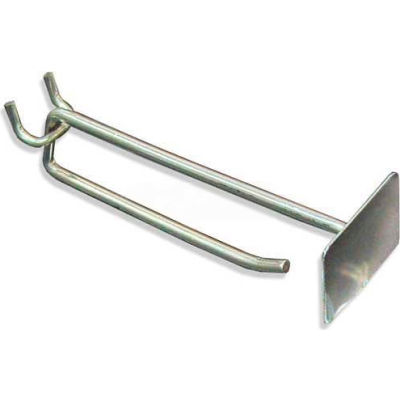 Global Approved 700014 4" Metal Scan Hook, Galvanized Metal Finish