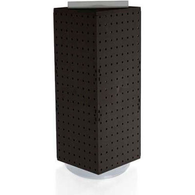 Global Approved 703385-BLK Interlocking Pegboard Countertop Display, 8" x 20", Black ,1 Piece