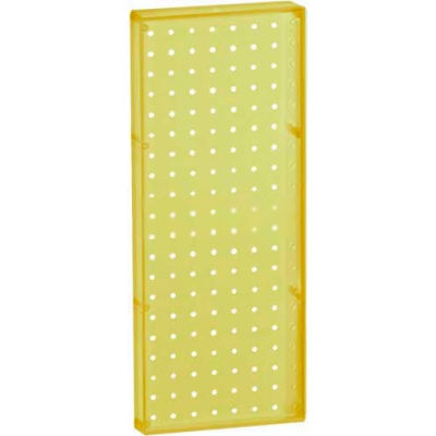 Global Approved 770820-YEL Pegboard Wall Panel, 8" x 20"