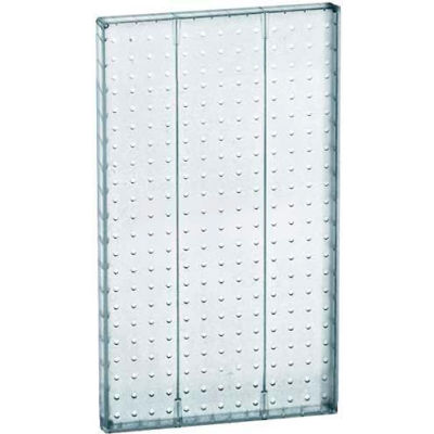 Global Approved 771322-CLR Pegboard Wall Panel, 13.5" x 22", Clear Opaque