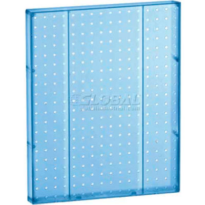 Global Approved 771620-BLU Pegboard Wall Panel, 16" x 20", Blue Opaque