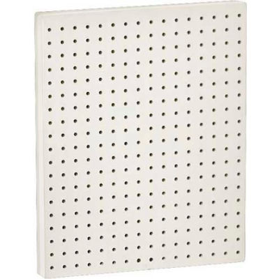 Global Approved 771620-WHT Pegboard Wall Panel, 16" x 20", White Solid