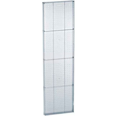 Global Approved 771660-CLR Clear Pegboard Wall Panel, 16" x 60"
