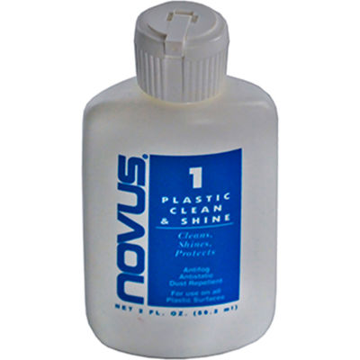 Azar Displays NOVUS-7026, Plastic Clean & Shine 2oz.