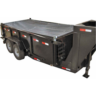 Buyers Aluminum Tarp System with Mesh Tarp, 5-1/2 Ft. x 14 Ft. - DTR5514
