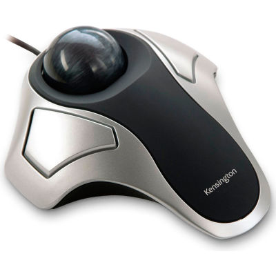Kensington® 64327 Orbit® Optical Trackball, Black/Silver
