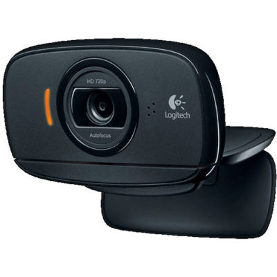 Logitech 960-000715 C525 HD Webcam with Built-in Mic, Black