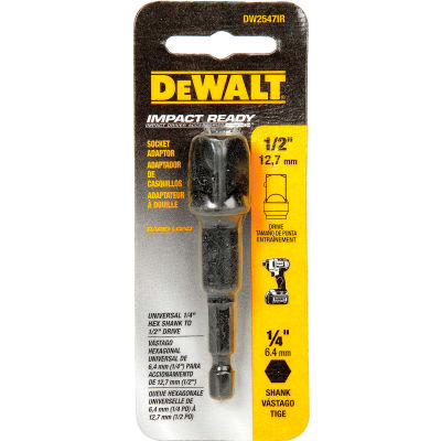 DeWALT® Impact Ready Adaptor, DW2547IR, 1/4