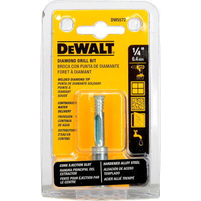 DeWALT® Diamond Drill Bit, DW5572, 1/4" Diameter, For Tile