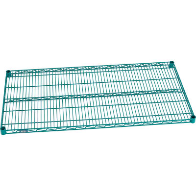 Nexel® S1454G Poly-Green® Epoxy Wire Shelf 54"W x 14"D