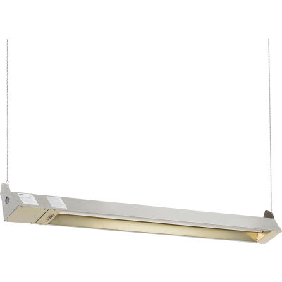 TPI Indoor/Outdoor Quartz Electric Infrared Heater OCH-57-240V-SSE 240V 3000W - Stainless Steel
