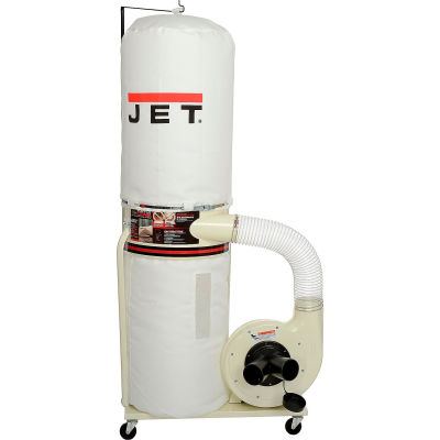 JET 708657K Model DC-1100VX-BK 1.5HP 1-Phase 115/230V 30-Micron Dust Collector W/ Bag Filter Kit