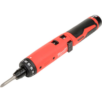 Milwaukee 2101-21 M4 1/4" Hex Screwdriver Kit 4V 1 Battery 1 Charger