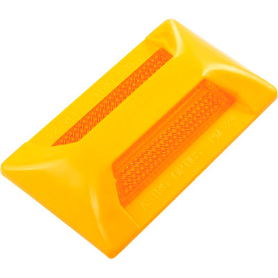 102210 PM-24 Pavement Marker, 2" x 4", Amber Reflector, 2 Sides