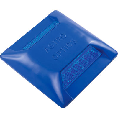 102238 Temporary Pavement Marker, 4" x 4", Blue, Double Lens