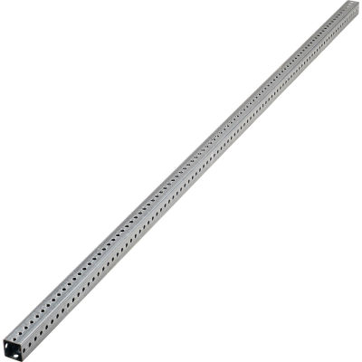 054-00043 14 Gauge Square Galvanized Square Post, 2"W x 2"D x 8'L