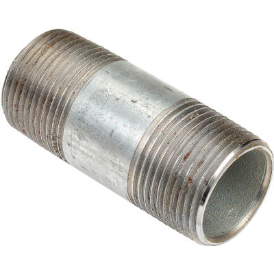 1 In X 3 In Galvanized Steel Pipe Nipple 150 PSI Lead Free