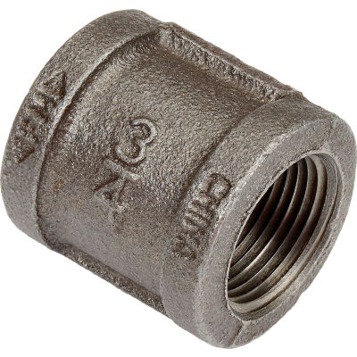 3/4 In. Black Malleable Coupling 150 PSI Lead Free