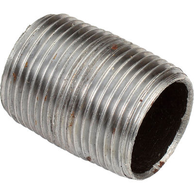 3/4 In. X In. Close Black Steel Pipe Nipple 150 PSI Lead Free